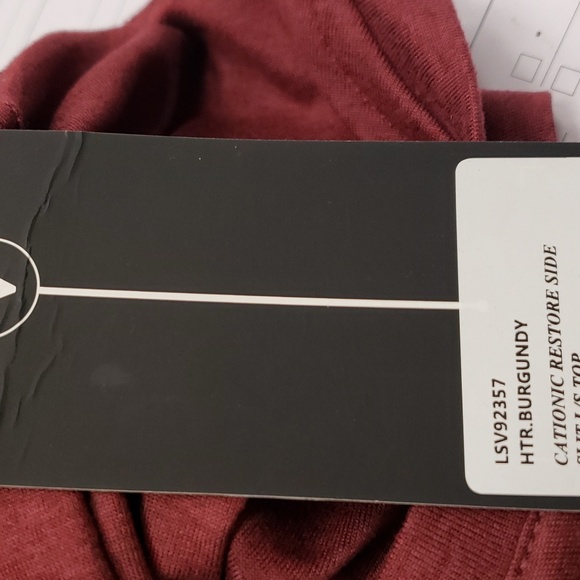 Velocity burgundy long sleeve active wear shirt.size small - Picture 9 of 9